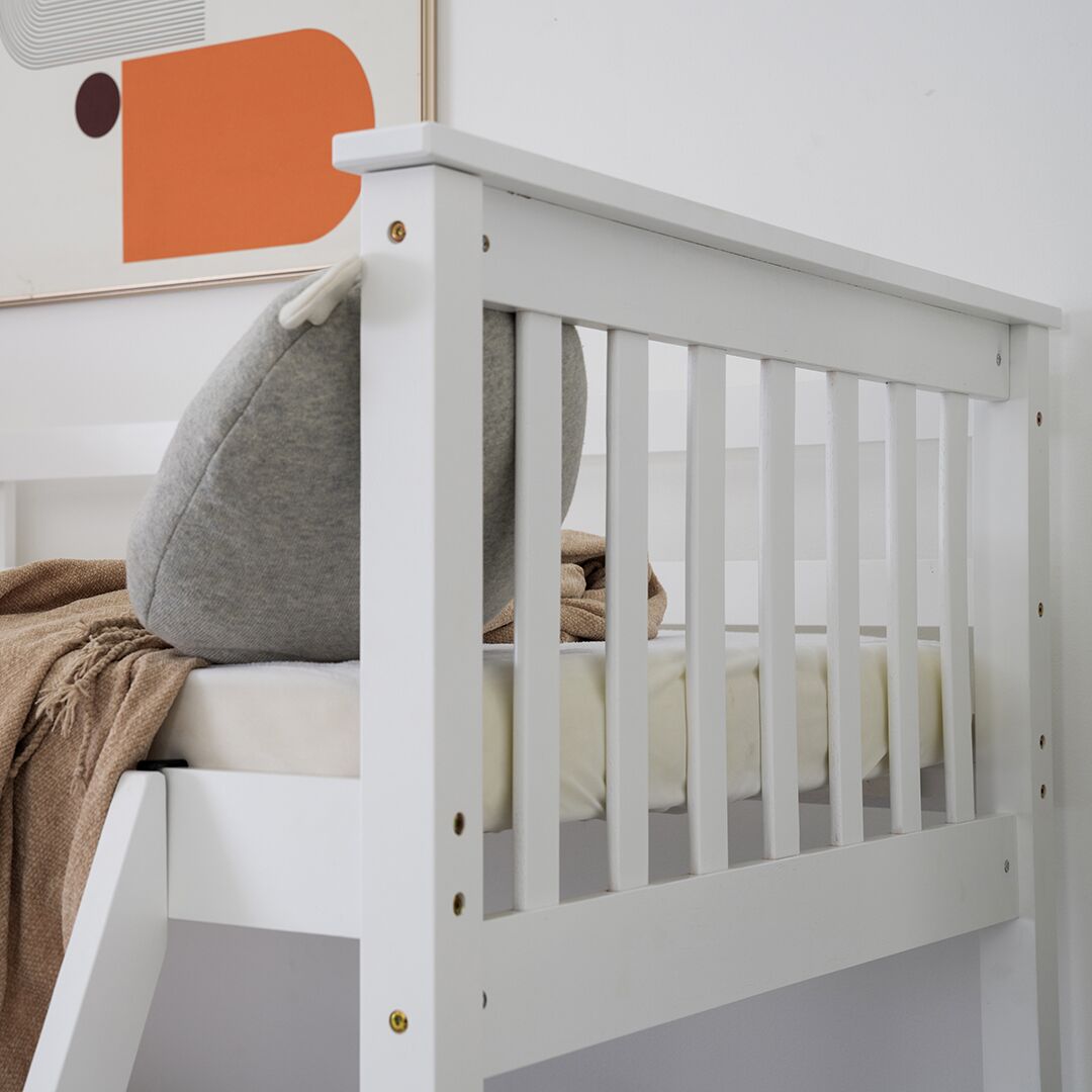 Tiber Kids Bunk Bed-White - Image 4