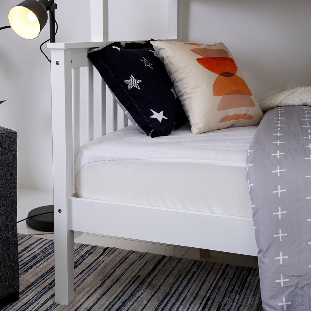 Tiber Kids Bunk Bed-White - Image 5