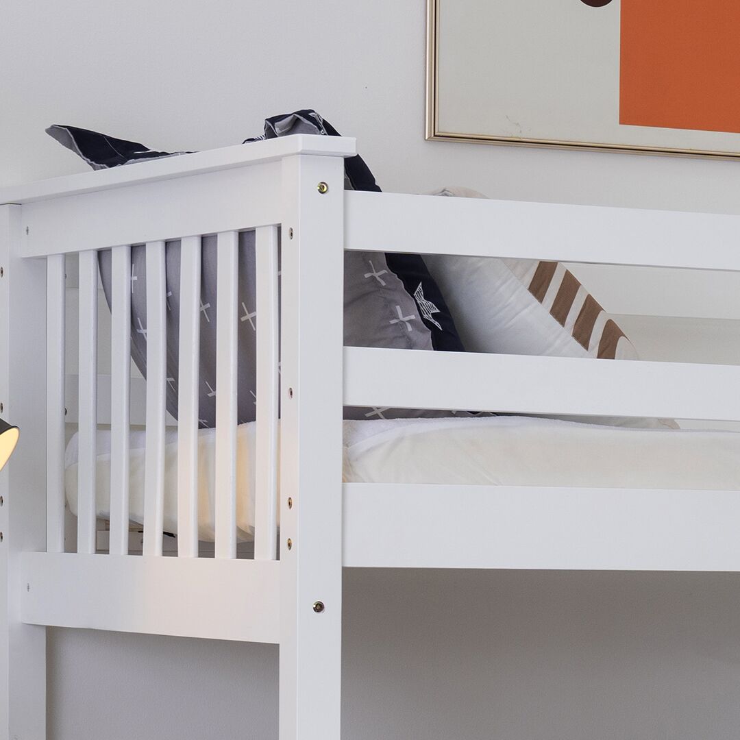 Tiber Kids Bunk Bed-White - Image 9
