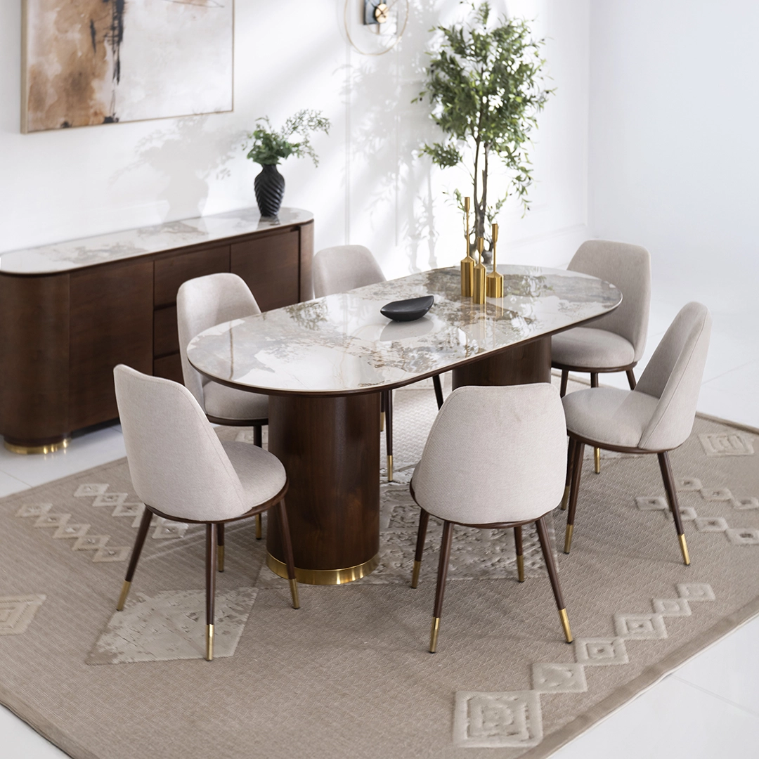 Crystal 6-Seater Dining Set - Image 8