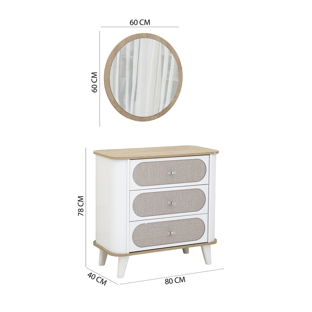 Quirrell Kids Dresser with Mirror - Image 2