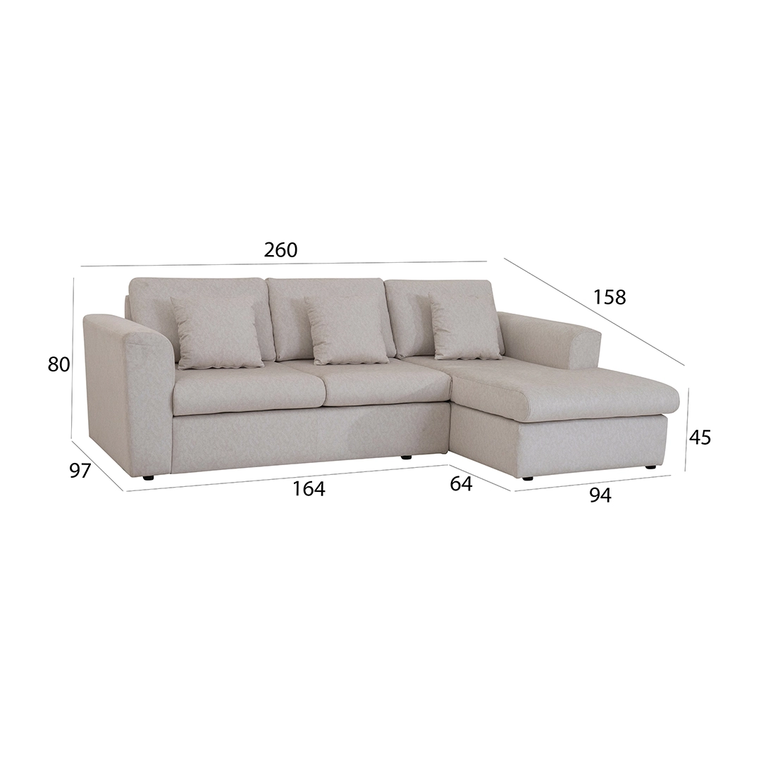 Lance 3-Seater Corner Sofa - Image 2