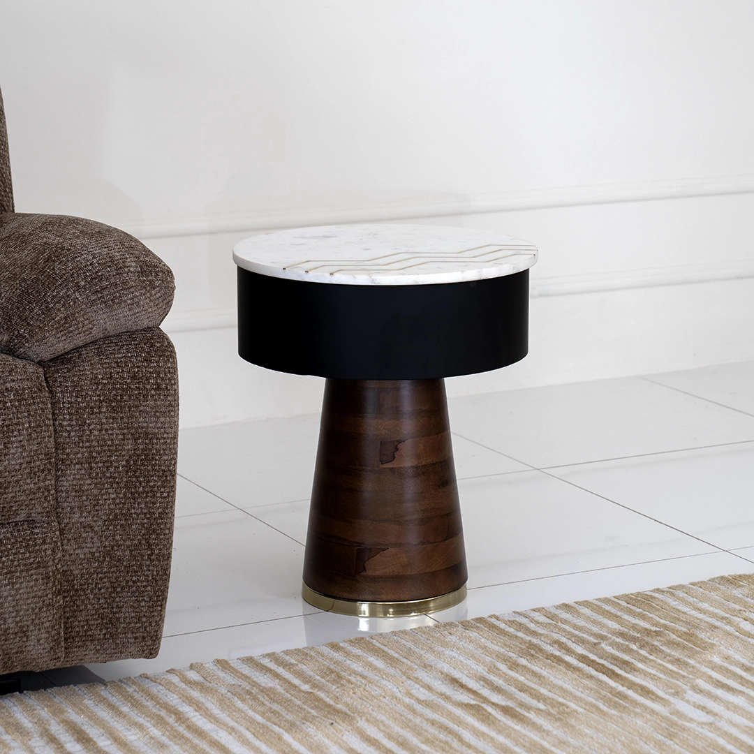 Alem Marble Top End Table - Image 5