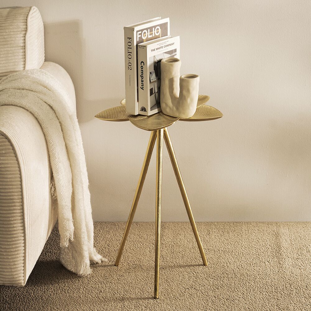 Floral Tripod Accent Table - Image 6