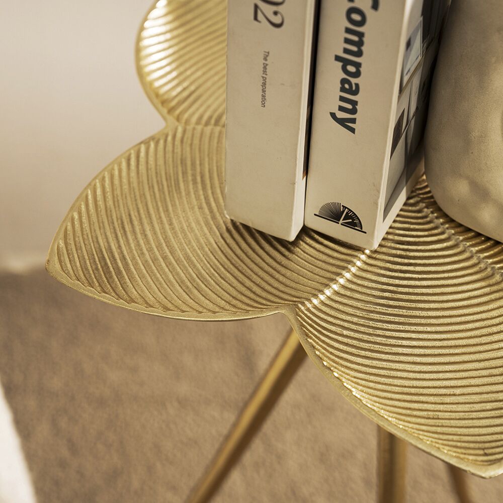 Floral Tripod Accent Table - Image 5