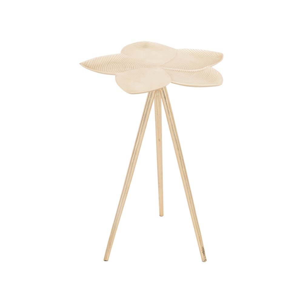 Floral Tripod Accent Table - Image 2