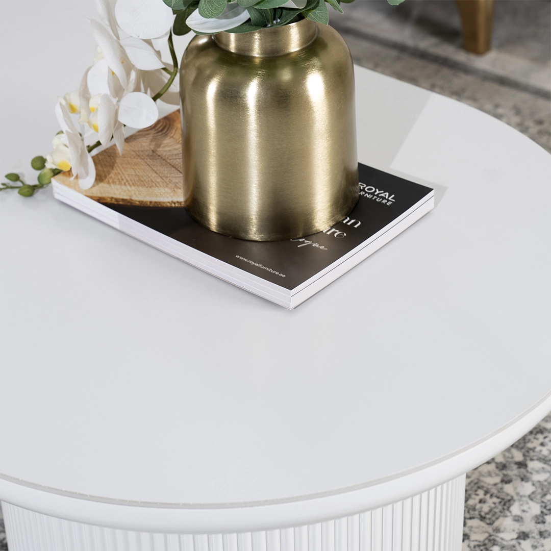 Freedo Coffee Table-Set of 2-Off White - Image 10