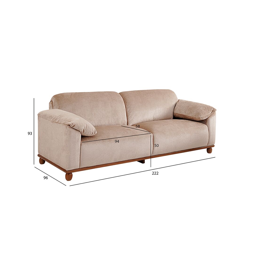 The Ozler 3 Seater Sofa - Image 2