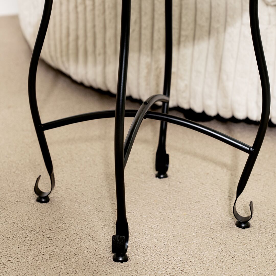 Siv Metal Moroccan end table gold 40x40x45cm - Image 6