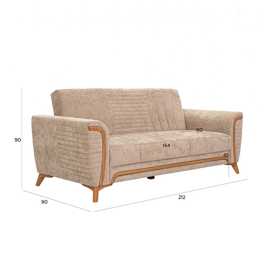 The Trust 3 Seater Sofa bed - Image 2