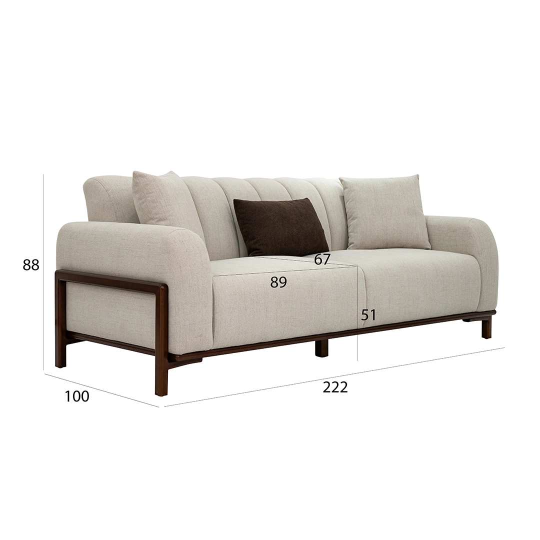 The Cindi 3 Seater Sofa - Image 2