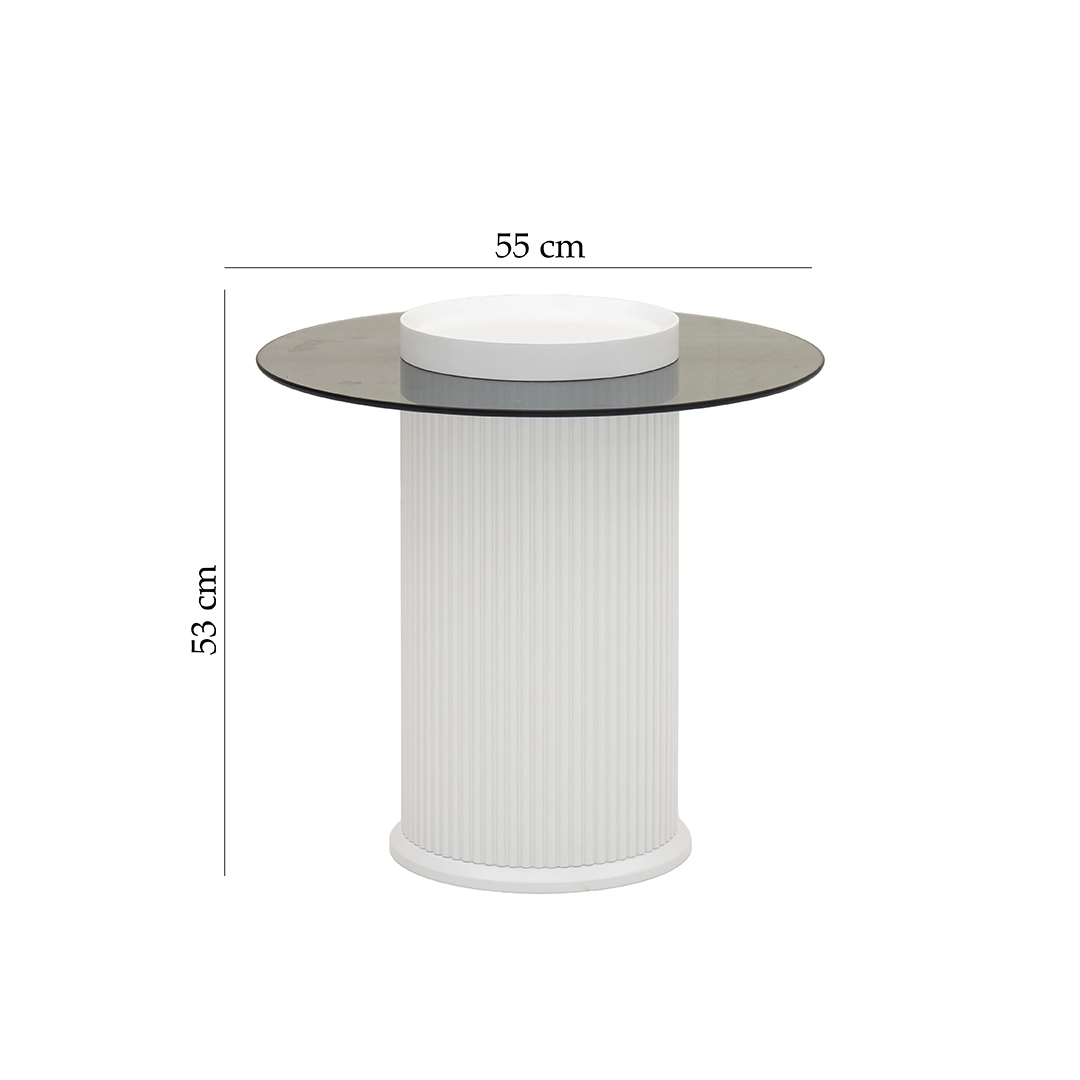 Freedo Coffee Table-Set of 2-Off White - Image 3