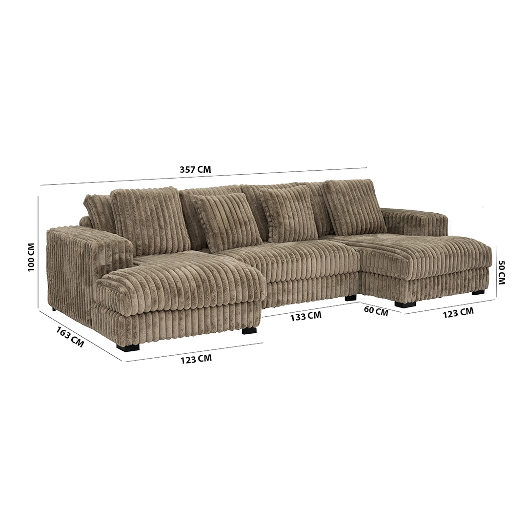 Drift Corner Sofa With Ottoman - Image 2