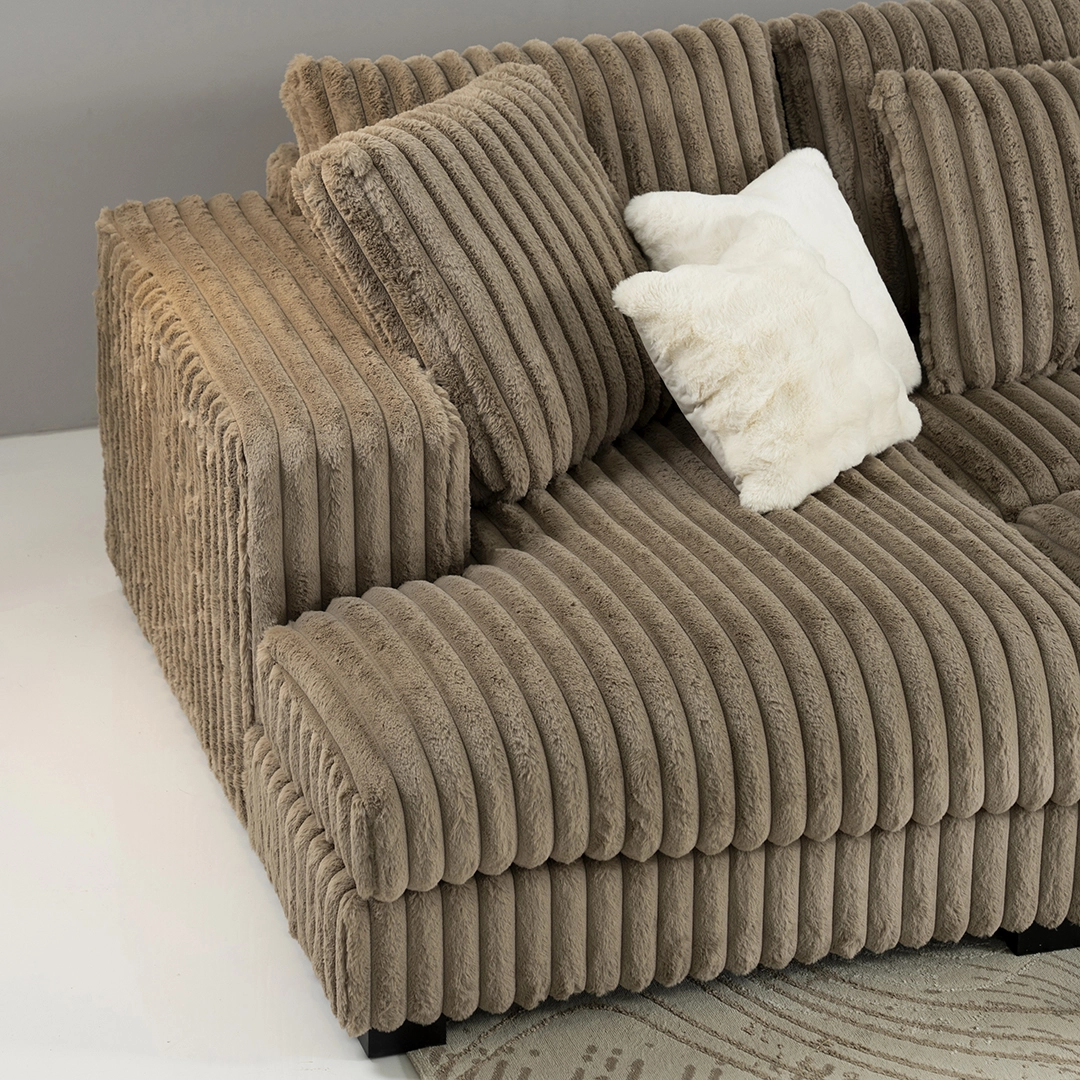 Drift Corner Sofa With Ottoman - Image 6