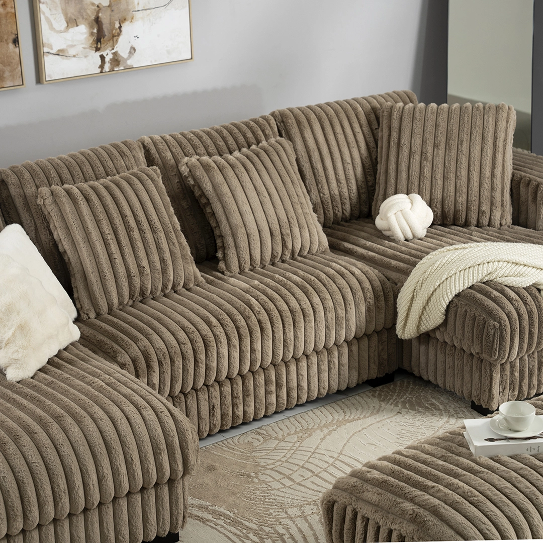Drift Corner Sofa With Ottoman - Image 9