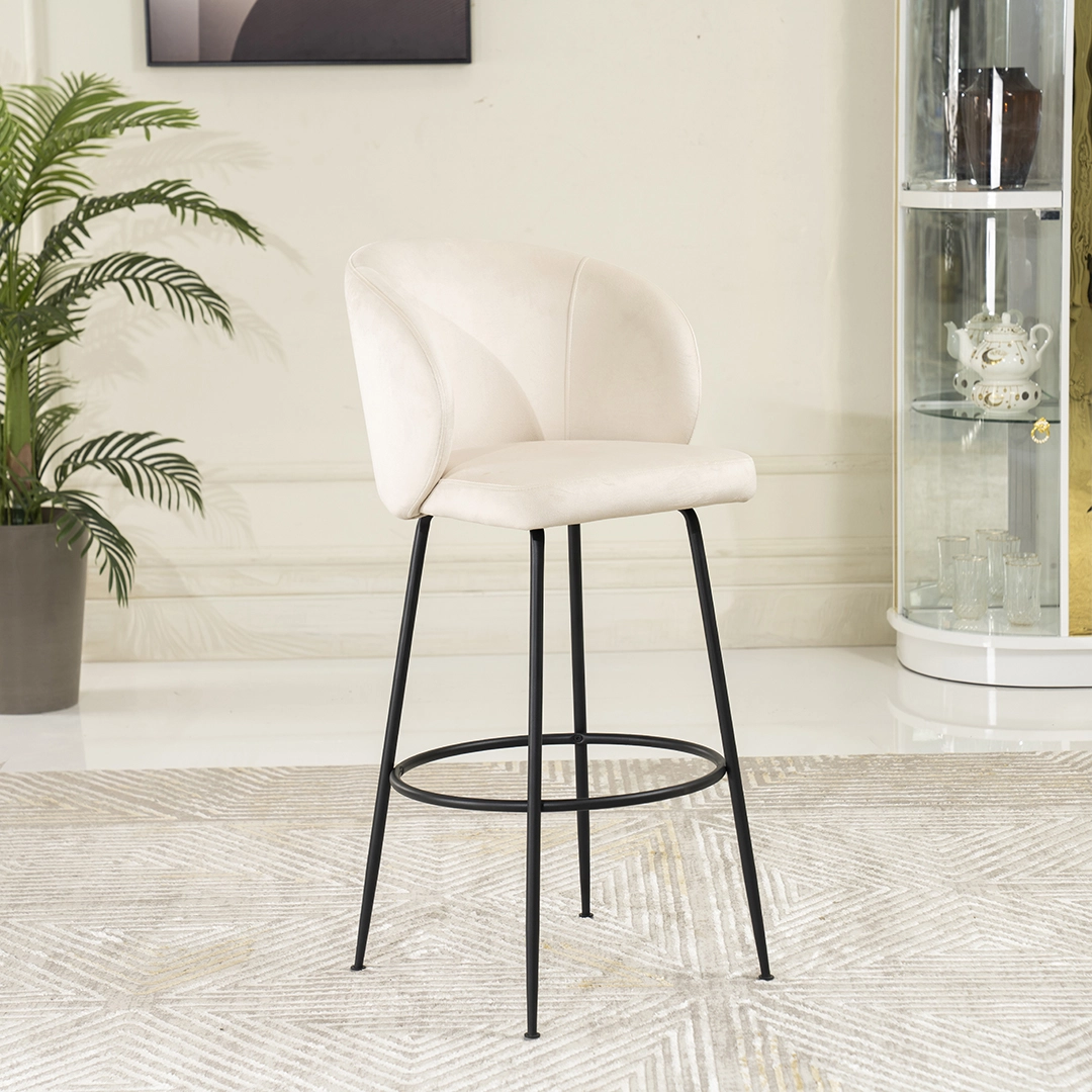 Holsted Bar Chair-Beige