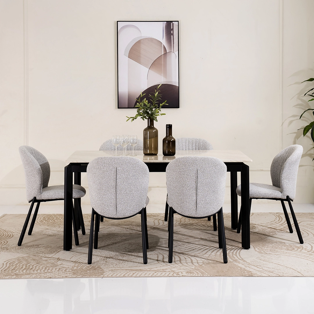 Roma 6-Seater Dining Set - Image 4