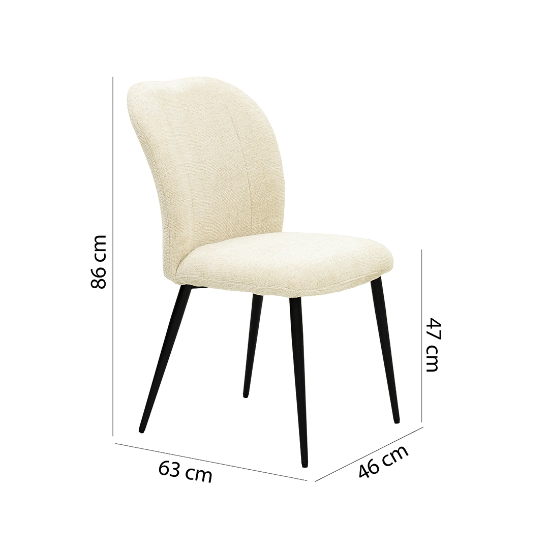Aria 4-Seater Round Dining Set - Image 3