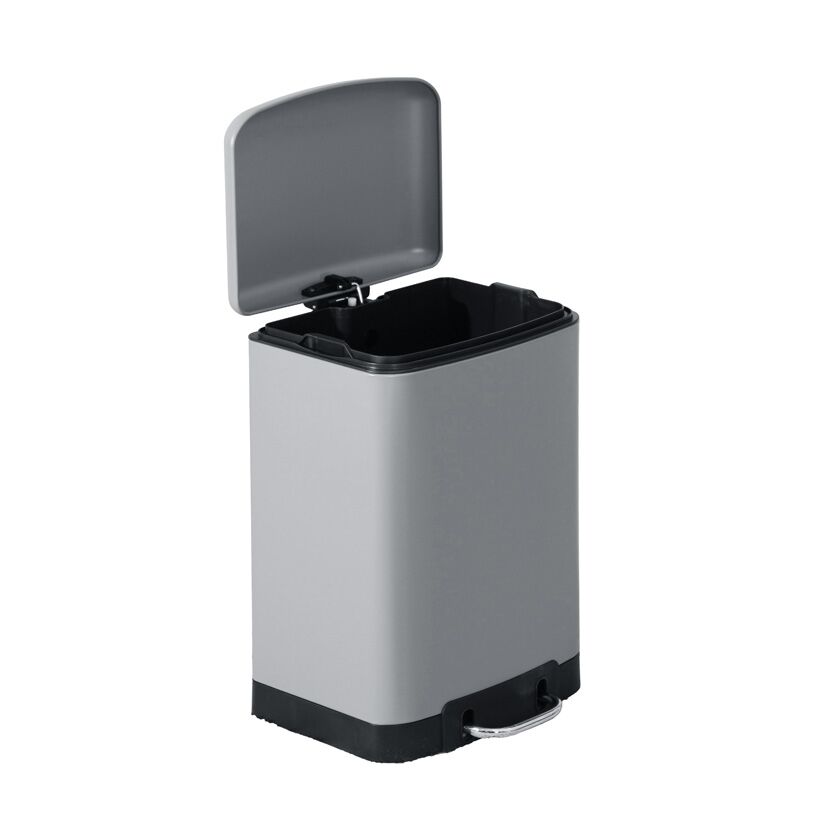 Trilo 12L Dustbin with Inner Bucket-Grey - Image 2