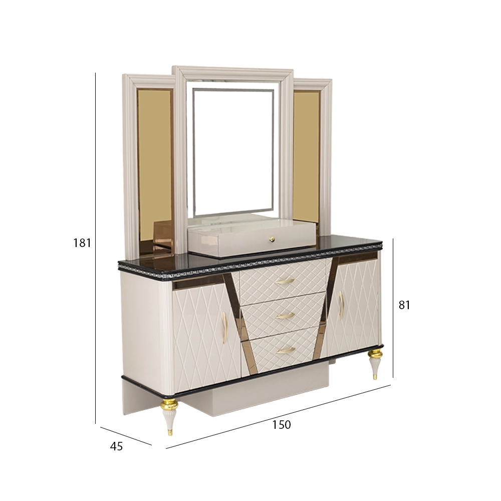 Jude 6-Piece King Bedroom Set-180*200 cm - Image 4