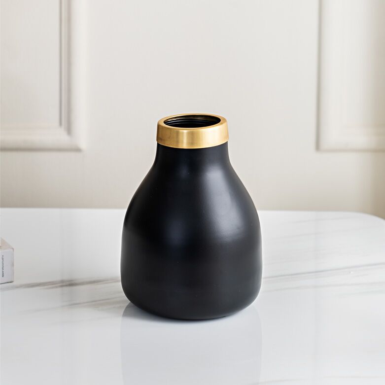 Mesa metal vase 17X17X22 CM - Image 3