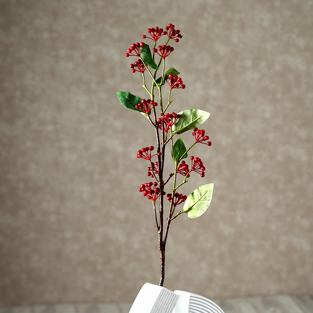 Grevia Cherry Branch Red 82Cm (Vase Not Included) - Image 2