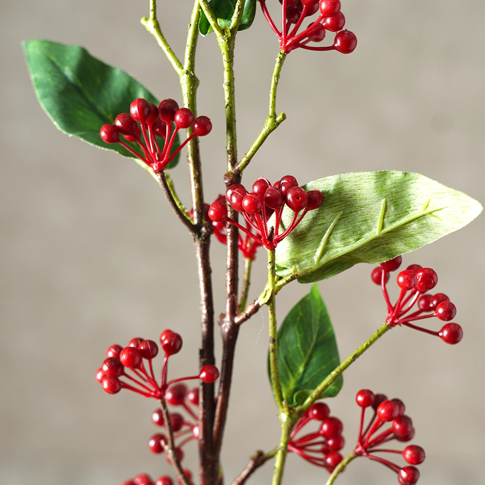 Grevia Cherry Branch Red 82Cm (Vase Not Included) - Image 3