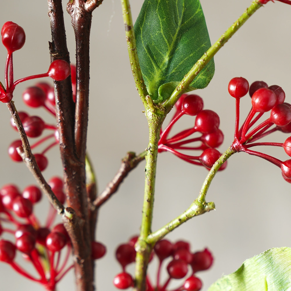 Grevia Cherry Branch Red 82Cm (Vase Not Included) - Image 4