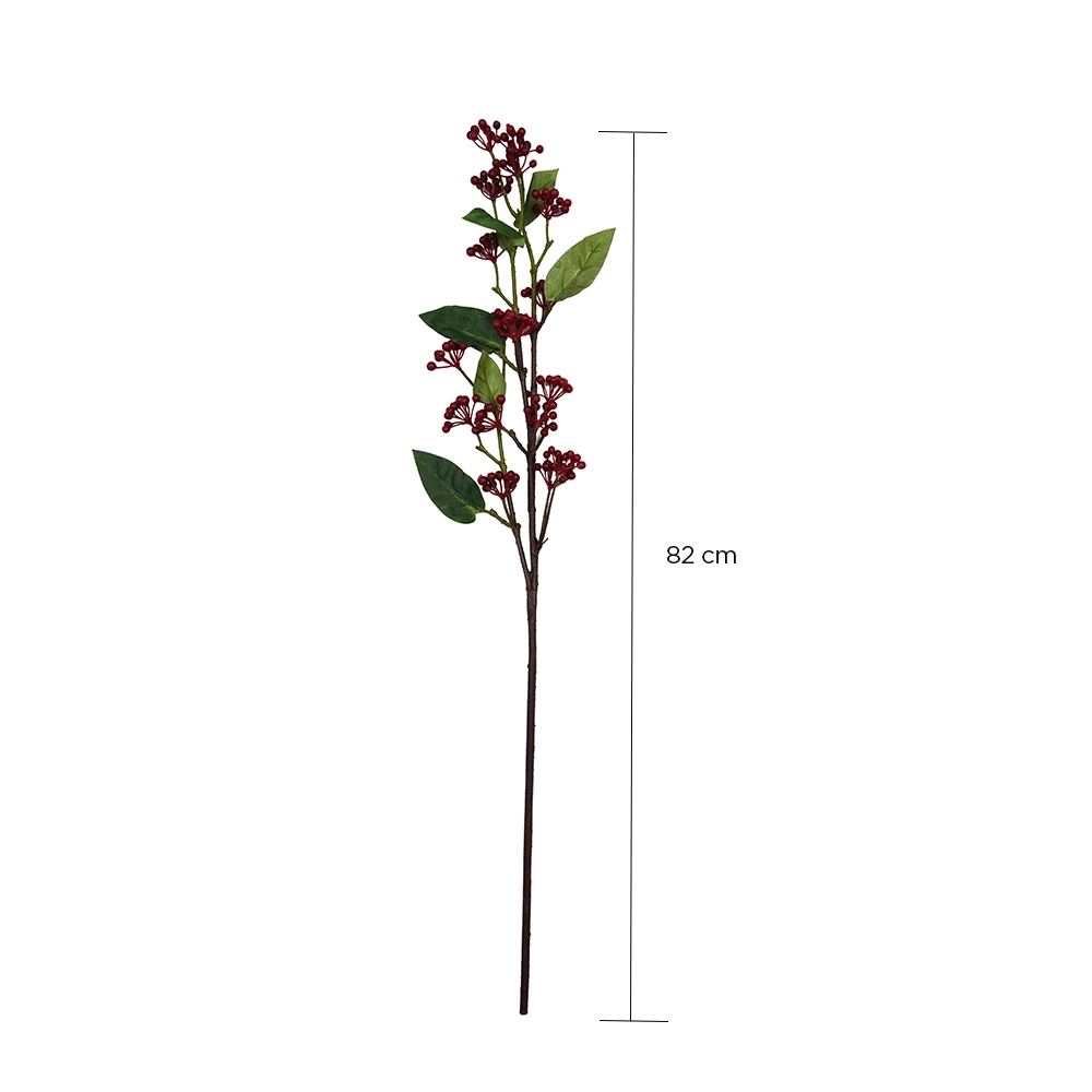 Grevia Cherry Branch Red 82Cm (Vase Not Included) - Image 5