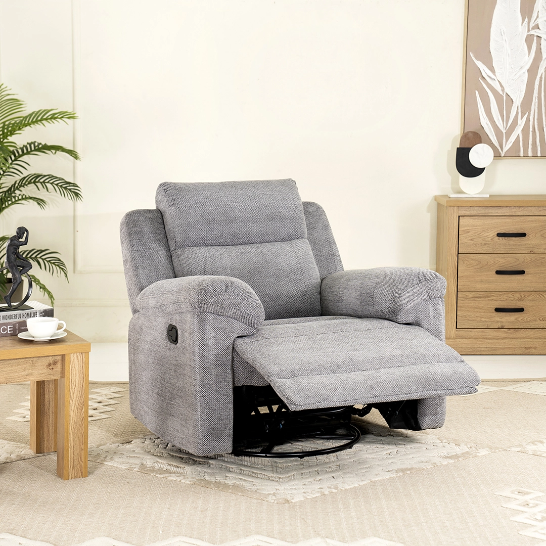 Aaron Recliner Sofa-Grey - Image 2