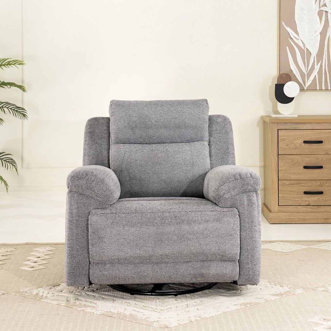 Aaron Recliner Sofa-Grey - Image 3