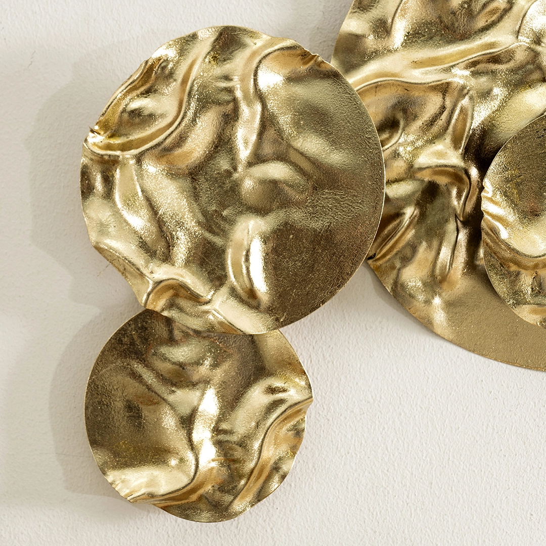 Castora Metal Wall Decor Gold 42x82Cm - Image 3