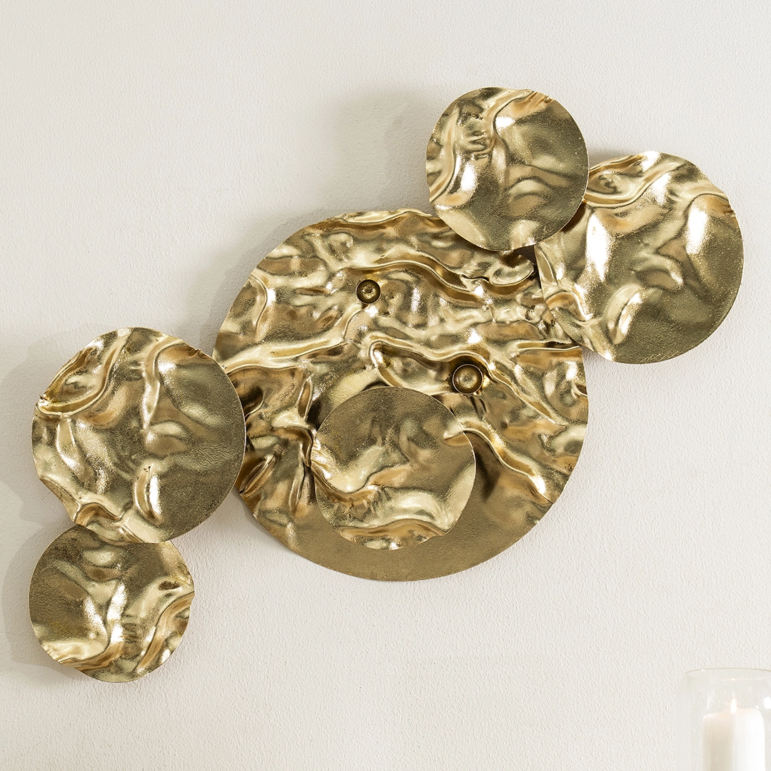 Castora Metal Wall Decor Gold 42x82Cm - Image 4