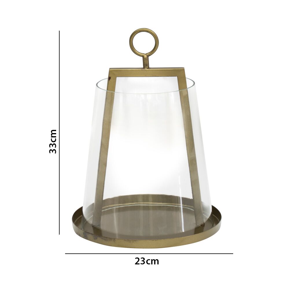 Mesa metal lantern 23X23X33 CM - Image 6