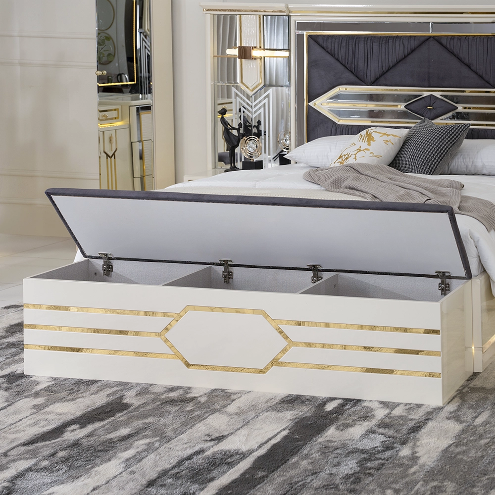 Zaina 9-Piece King Bedroom Set-180*200 cm - Image 17