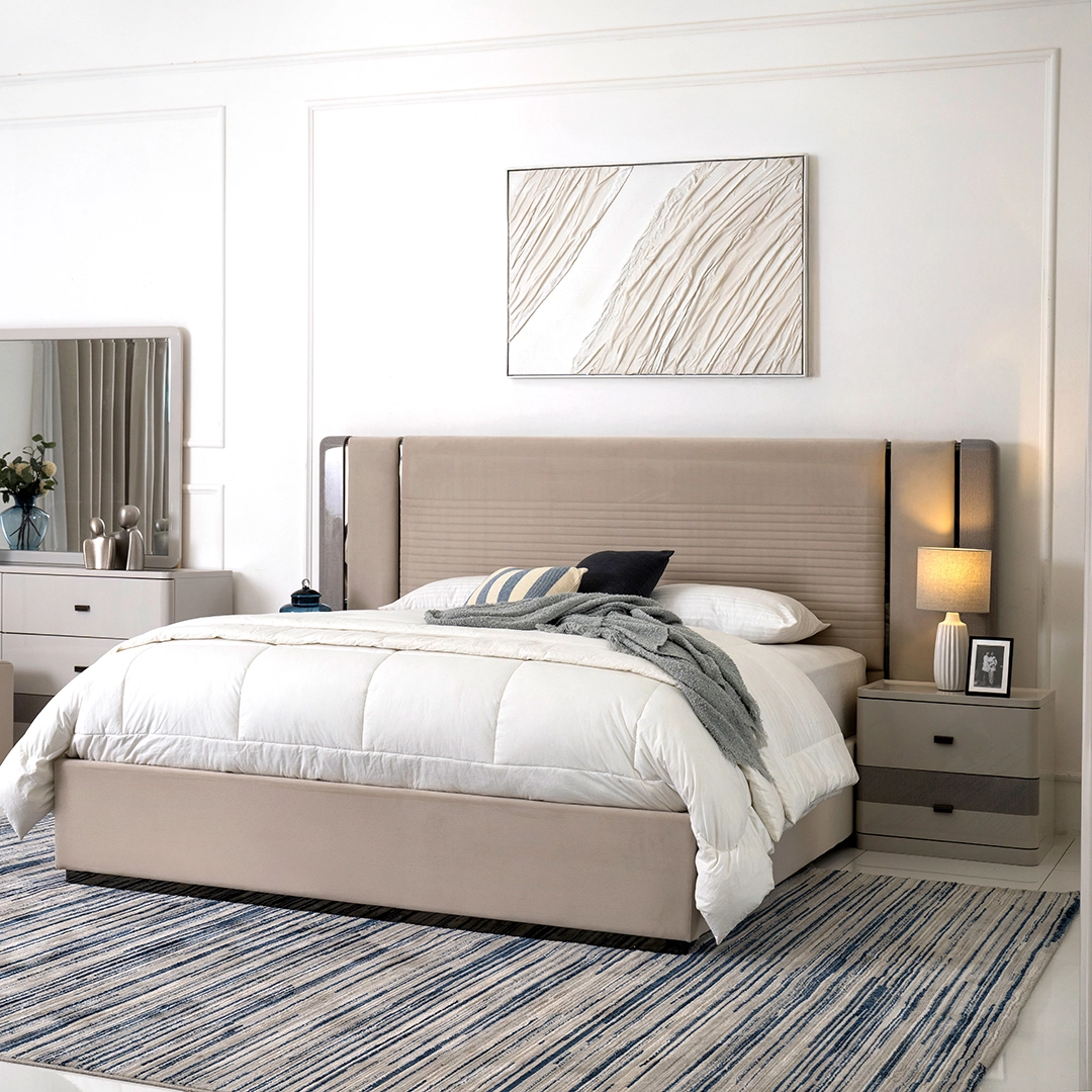 Arcadia 6-Piece King Bedroom Set-180*200 cm - Image 2