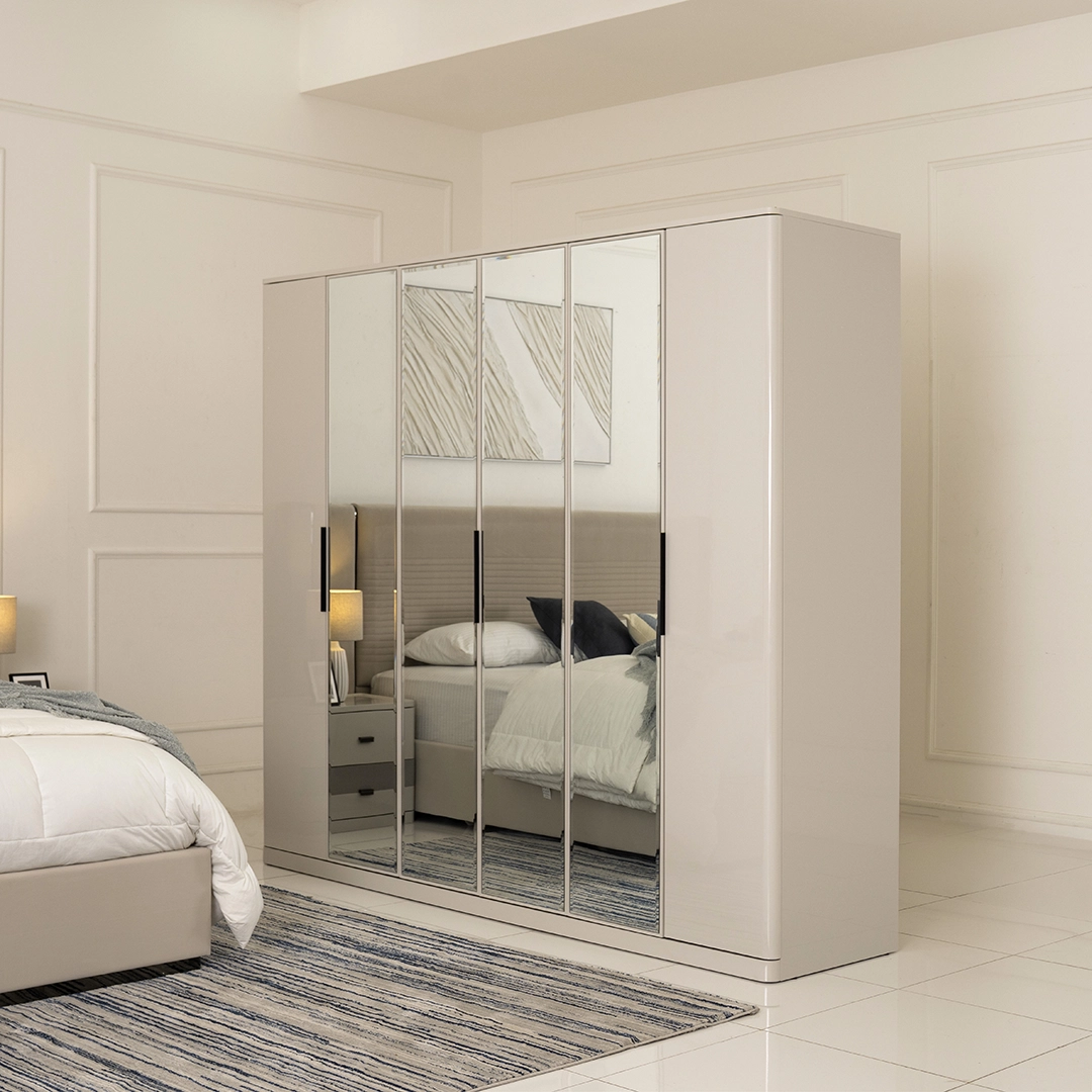Arcadia 6-Piece King Bedroom Set-180*200 cm - Image 4
