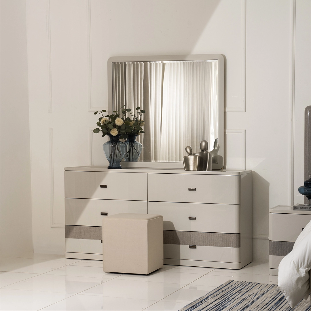 Arcadia 6-Piece King Bedroom Set-180*200 cm - Image 6