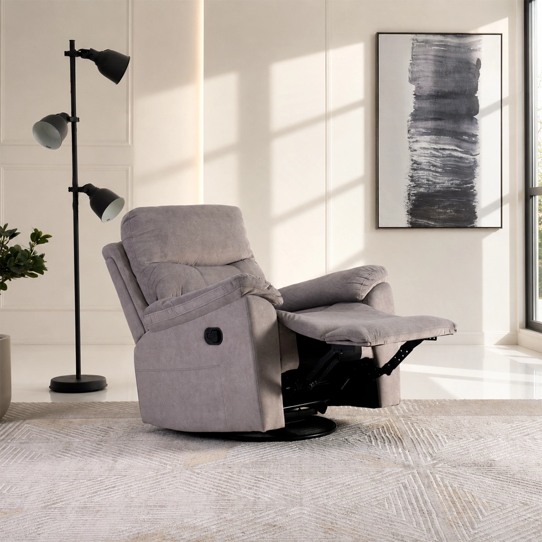 Asos Recliner Sofa-Light Grey - Image 3