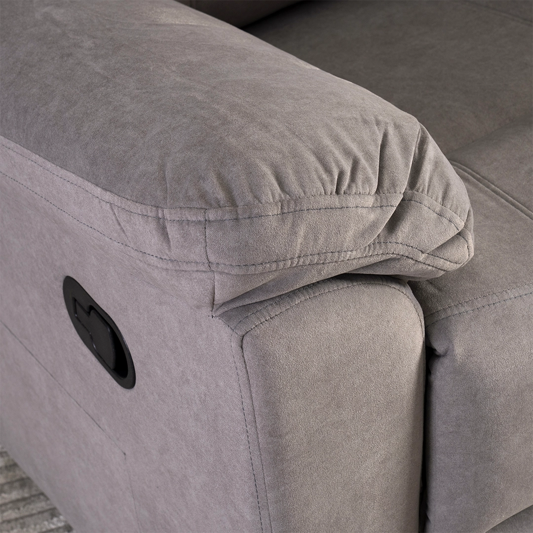 Asos Recliner Sofa-Light Grey - Image 9