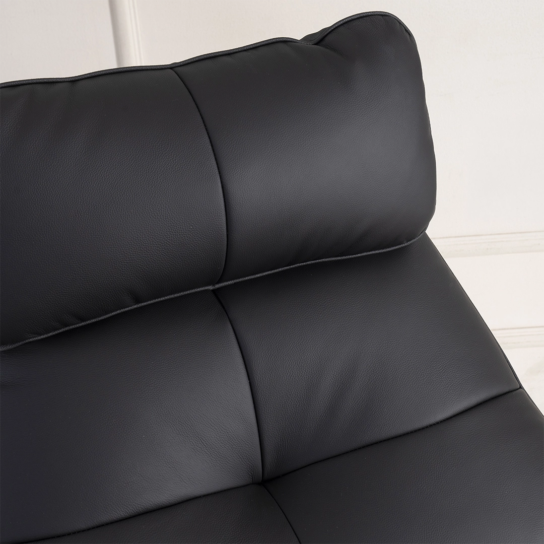 Lincon Swivel Chair-Black - Image 5