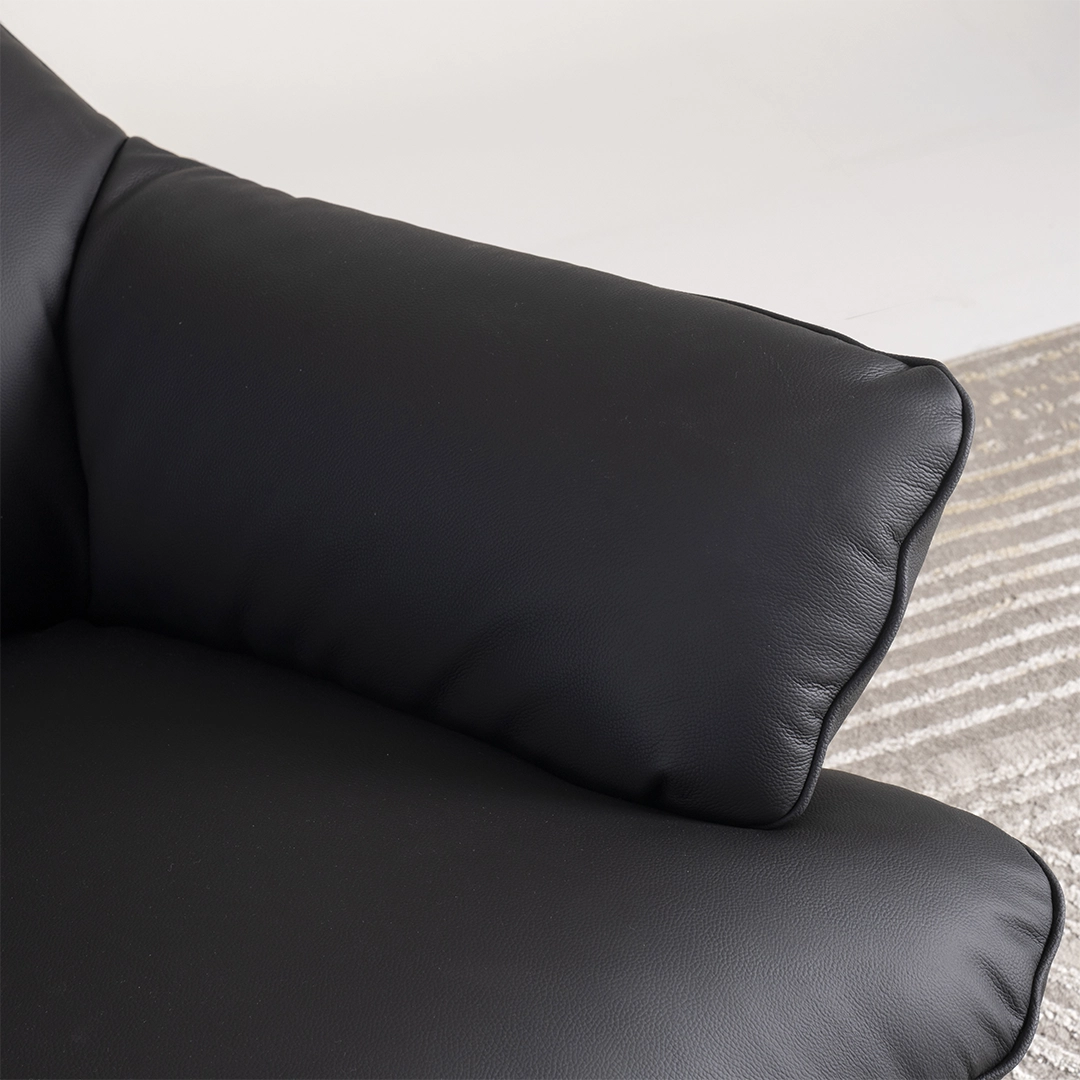 Lincon Swivel Chair-Black - Image 7
