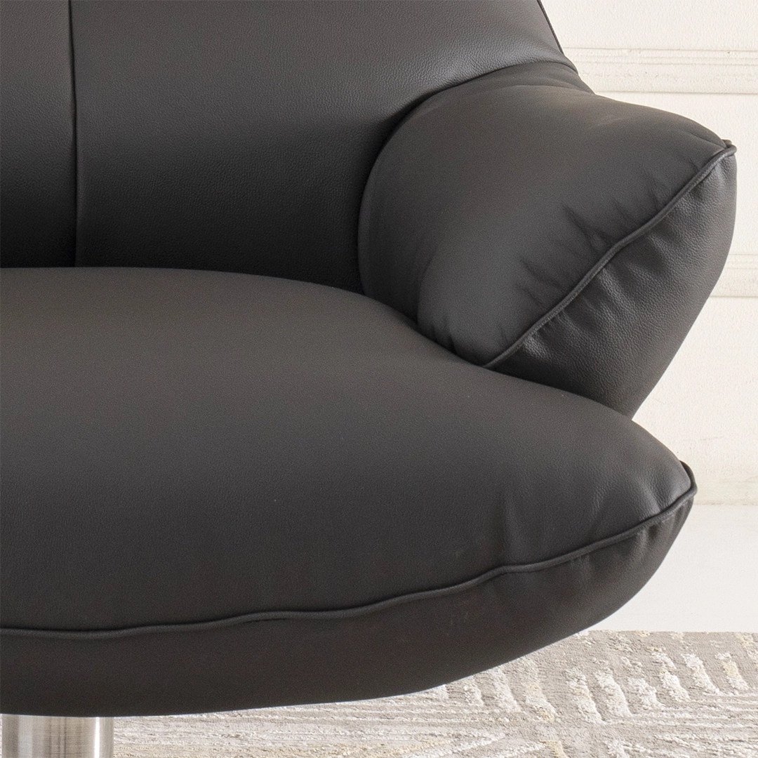 Lincon Swivel Chair-Grey - Image 7
