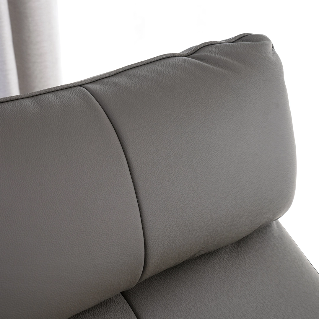 Lincon Swivel Chair-Taupe - Image 5