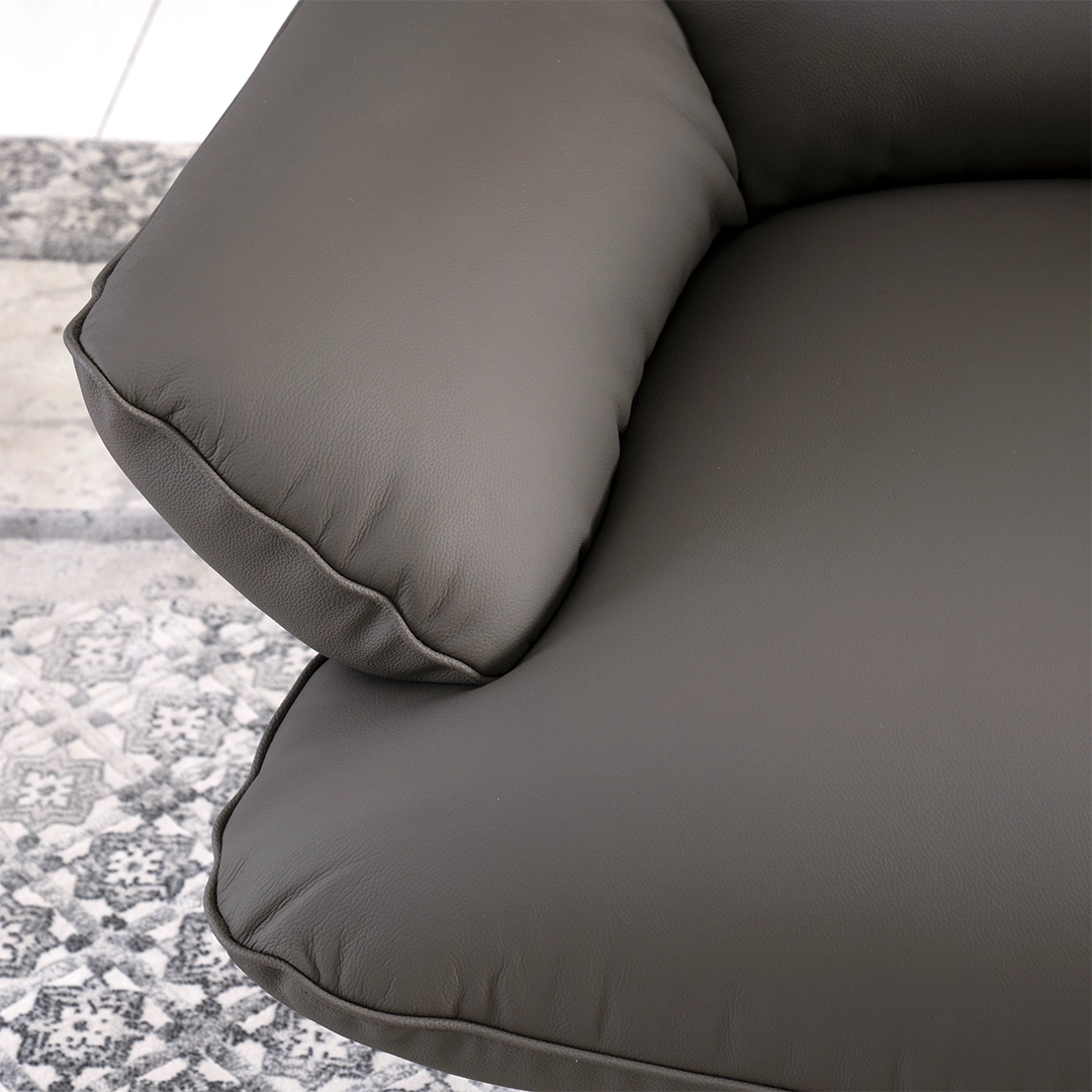 Lincon Swivel Chair-Taupe - Image 6
