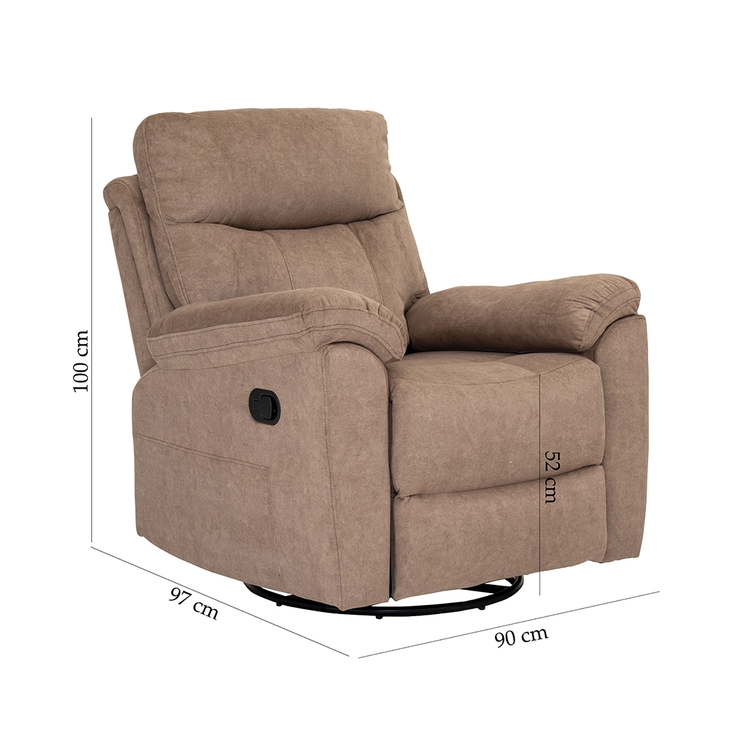 Asos Recliner Sofa-Brown - Image 2
