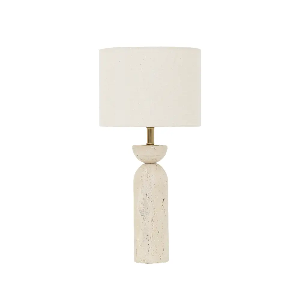 Avero travertine table lamp 23x23x48cm - Image 2
