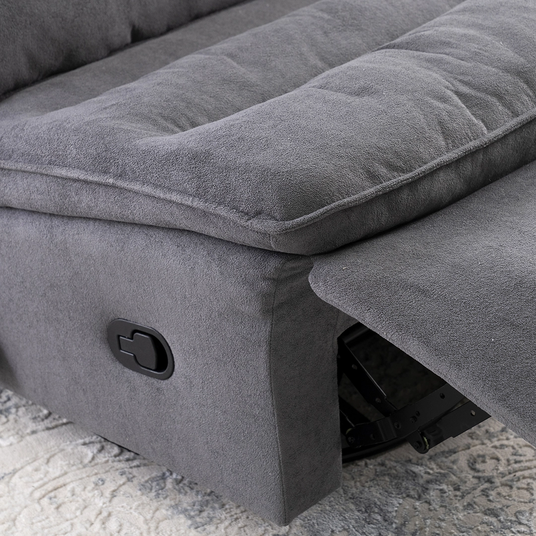 Rubeus Recliner Sofa-Grey - Image 5