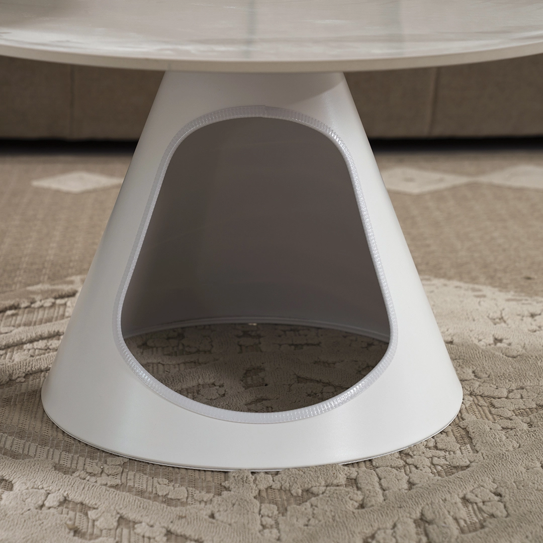 Sanchez 2-piece Coffee Table Set with pet house-White - Image 7