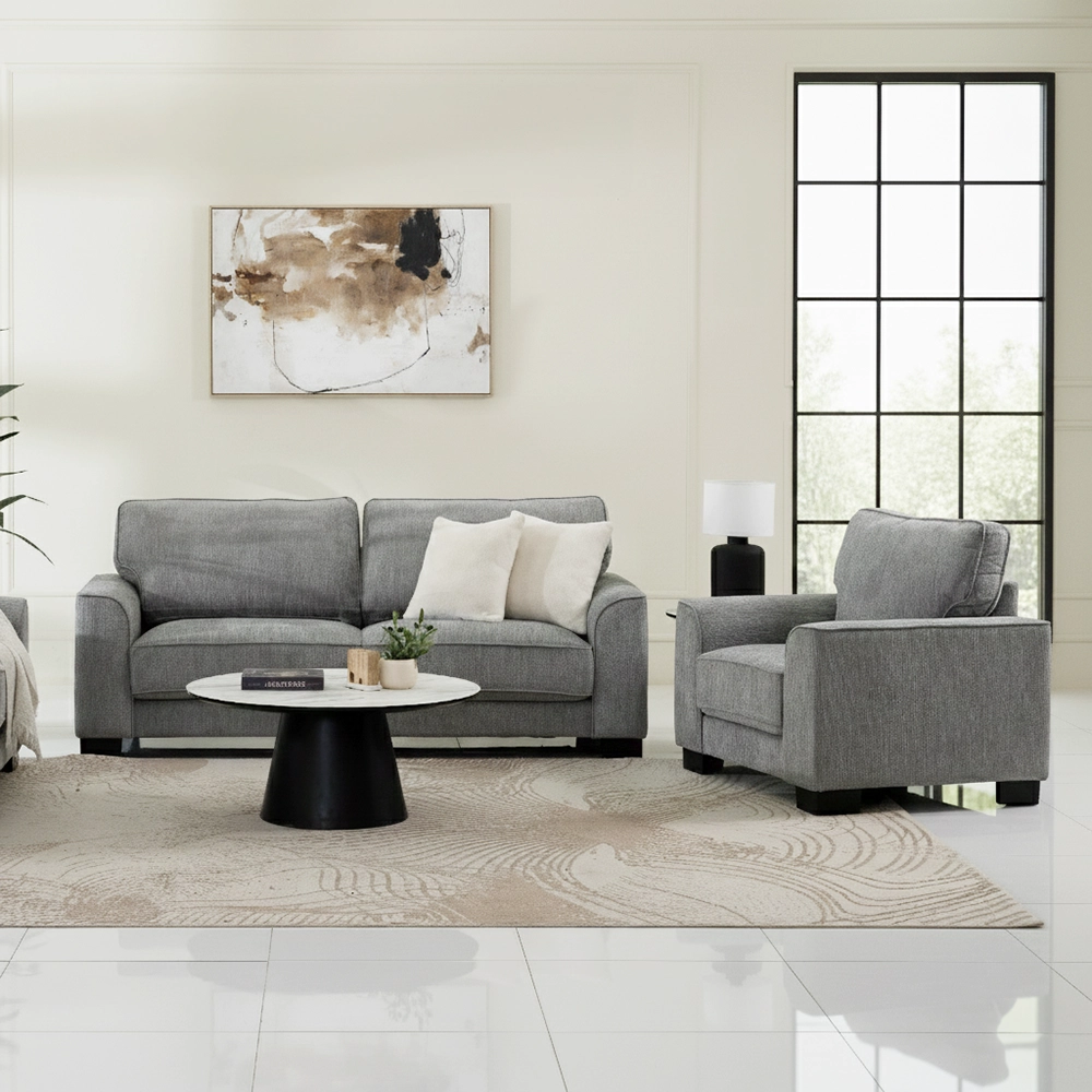 Zendaya 6-Seater Sofa Set-Grey - Image 16